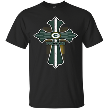 Load image into Gallery viewer, Cross Shirt For Jesus And Green Bay Packers Fans T - Shirt For Men