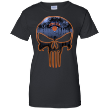 Load image into Gallery viewer, New York Knicks Basketball The Punisher Skull T-Shirt For Women