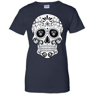 Brooklyn Nets Sugar Skull T-Shirt For Women