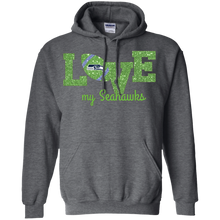 Load image into Gallery viewer, Glitter Love For Seattle Seahawks Fans Hoodie Shirt