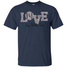 Load image into Gallery viewer, Glitter Love For Chicago White Sox Fans T - Shirt For Men