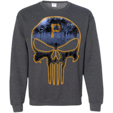 Load image into Gallery viewer, Pittsburgh Pirates Baseball The Punisher Skull Sweatshirt