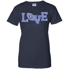 Load image into Gallery viewer, Glitter Love For Indianapolis Colts Fans T-Shirt For Women
