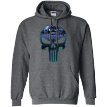Load image into Gallery viewer, Charlotte Hornets Basketball The Punisher Skull Hoodie Shirt