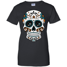 Load image into Gallery viewer, San Jose Sharks Sugar Skull T-Shirt For Women