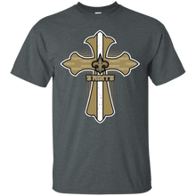 Load image into Gallery viewer, Cross Shirt For Jesus And New Orleans Saints Fans T - Shirt For Men