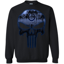 Load image into Gallery viewer, Indianapolis Colts Football The Punisher Skull Sweatshirt