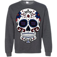 Load image into Gallery viewer, New York Giants Sugar Skull Sweatshirt