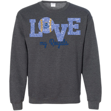 Load image into Gallery viewer, Glitter Love For Kansas City Royals Fans Sweatshirt