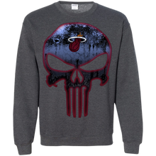 Load image into Gallery viewer, Miami Heat Basketball The Punisher Skull Sweatshirt