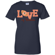 Load image into Gallery viewer, Glitter Love For Washington Redskins Fans T-Shirt For Women