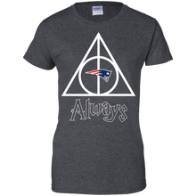 Load image into Gallery viewer, Deathly Hallows For New England Patriots And Harry Potter Fans T-Shirt For Women