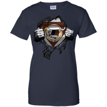 Load image into Gallery viewer, Shirt For Washington Redskins And Superman Fans T-Shirt For Women