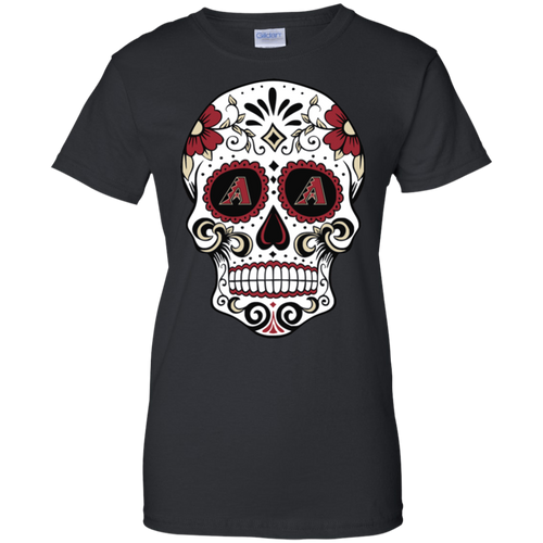 Arizona Diamondbacks Sugar Skull T-Shirt For Women