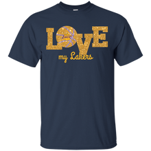 Load image into Gallery viewer, Glitter Love For Los Angeles Lakers Fans T - Shirt For Men