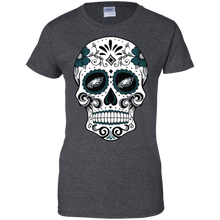 Load image into Gallery viewer, Philadelphia Eagles Sugar Skull T-Shirt For Women