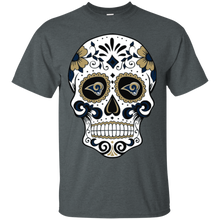 Load image into Gallery viewer, Los Angeles Rams Sugar Skull T - Shirt For Men