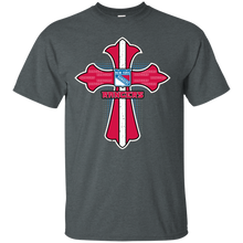 Load image into Gallery viewer, Cross Shirt For Jesus And New York Rangers Fans T - Shirt For Men