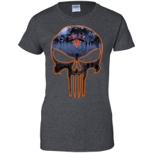 Load image into Gallery viewer, New York Knicks Basketball The Punisher Skull T-Shirt For Women