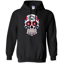 Load image into Gallery viewer, Detroit Pistons Sugar Skull Hoodie Shirt