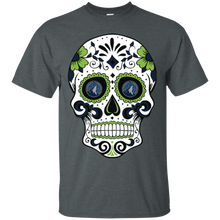 Load image into Gallery viewer, Minnesota Timberwolves Sugar Skull T - Shirt For Men