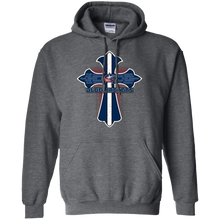 Load image into Gallery viewer, Cross Shirt For Jesus And Columbus Blue Jackets Fans Hoodie Shirt