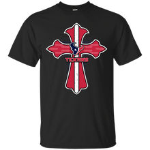 Load image into Gallery viewer, Cross Shirt For Jesus And Houston Texans Fans T - Shirt For Men