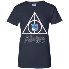 Load image into Gallery viewer, Deathly Hallows For New York Rangers And Harry Potter Fans T-Shirt For Women