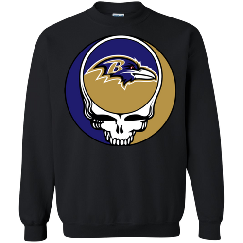 Baltimore Ravens Footballl Grateful Dead Steal Your Face Sweatshirt