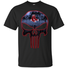 Load image into Gallery viewer, Boston Red Sox Baseball The Punisher Skull T - Shirt For Men