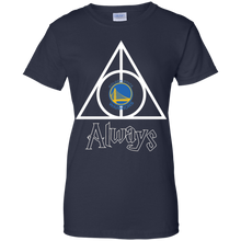 Load image into Gallery viewer, Deathly Hallows For Golden State Warriors And Harry Potter Fans T-Shirt For Women