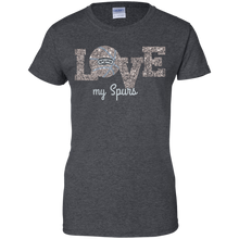 Load image into Gallery viewer, Glitter Love For San Antonio Spurs Fans T-Shirt For Women