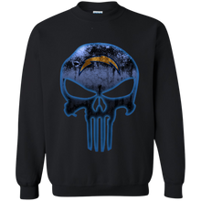 Load image into Gallery viewer, Los Angeles Chargers Football The Punisher Skull Sweatshirt