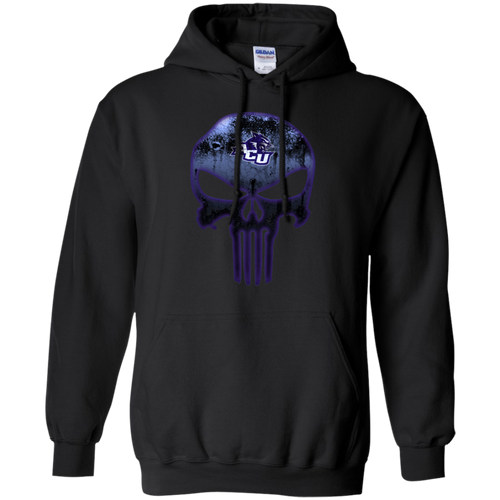 Abilene Christian Wildcats Football The Punisher Skull Hoodie Shirt