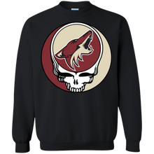 Load image into Gallery viewer, Arizona Coyotes Hockey Grateful Dead Steal Your Face Sweatshirt