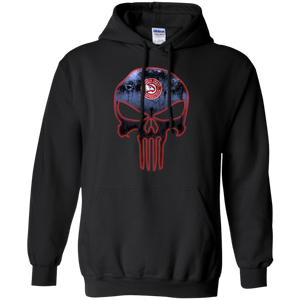 Atlanta Hawks Basketball The Punisher Skull Hoodie Shirt