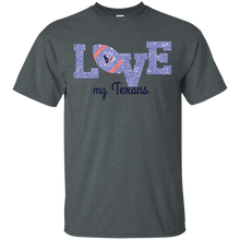 Load image into Gallery viewer, Glitter Love For Houston Texans Fans T - Shirt For Men