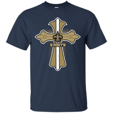 Load image into Gallery viewer, Cross Shirt For Jesus And New Orleans Saints Fans T - Shirt For Men