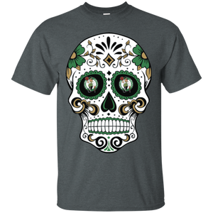 Boston Celtics Sugar Skull T - Shirt For Men