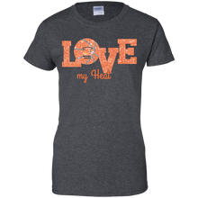 Load image into Gallery viewer, Glitter Love For Miami Heat Fans T-Shirt For Women