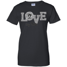 Load image into Gallery viewer, Glitter Love For Brooklyn Nets Fans T-Shirt For Women