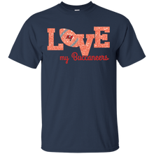 Load image into Gallery viewer, Glitter Love For Tampa Bay Buccaneers Fans T - Shirt For Men