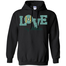 Load image into Gallery viewer, Glitter Love For Oakland Athletics Fans Hoodie Shirt