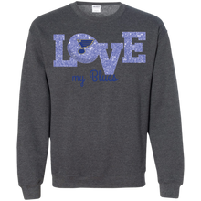 Load image into Gallery viewer, Glitter Love For St. Louis Blues Fans Sweatshirt