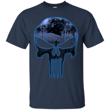 Load image into Gallery viewer, Carolina Panthers Football The Punisher Skull T - Shirt For Men
