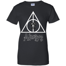 Load image into Gallery viewer, Deathly Hallows For Brooklyn Nets And Harry Potter Fans T-Shirt For Women