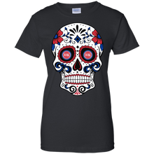 Load image into Gallery viewer, Detroit Pistons Sugar Skull T-Shirt For Women