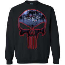 Load image into Gallery viewer, Washington Capitals Hockey The Punisher Skull Sweatshirt