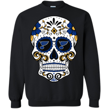 Load image into Gallery viewer, St. Louis Blues Sugar Skull Sweatshirt