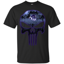 Load image into Gallery viewer, Abilene Christian Wildcats Football The Punisher Skull T - Shirt For Men